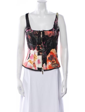 Roberto Cavalli Vintage Late 1990's - Early 2000's Crop Top