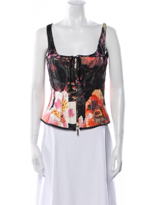 Roberto Cavalli Vintage Late 1990's - Early 2000's Crop Top