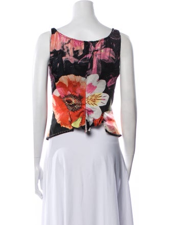 Roberto Cavalli Vintage Late 1990's - Early 2000's Crop Top