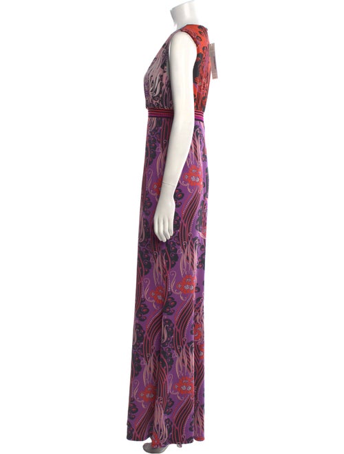 Roberto Cavalli Paisley Print Long Dress