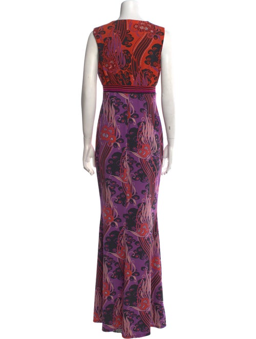 Roberto Cavalli Paisley Print Long Dress