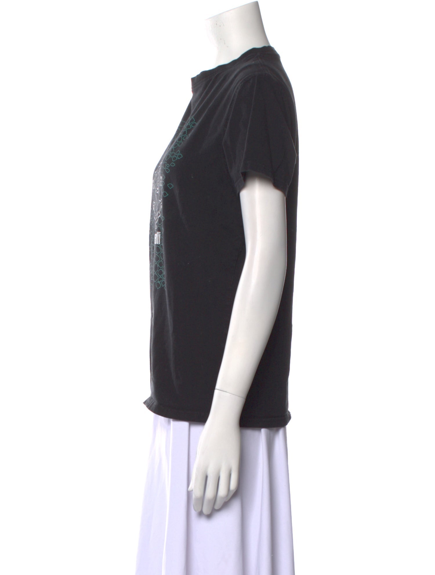 Roberto Cavalli Graphic Print Crew Neck T-Shirt