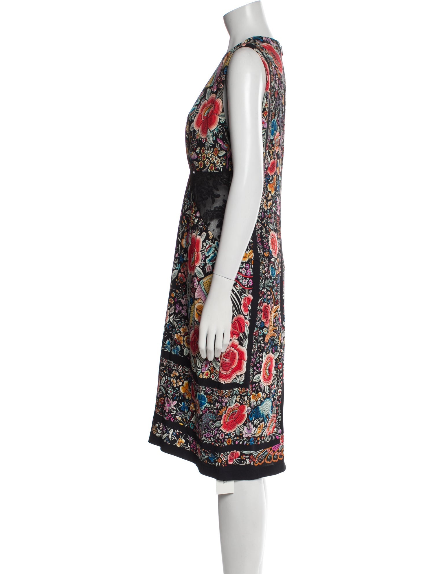 Roberto Cavalli Printed Knee-Length Dress