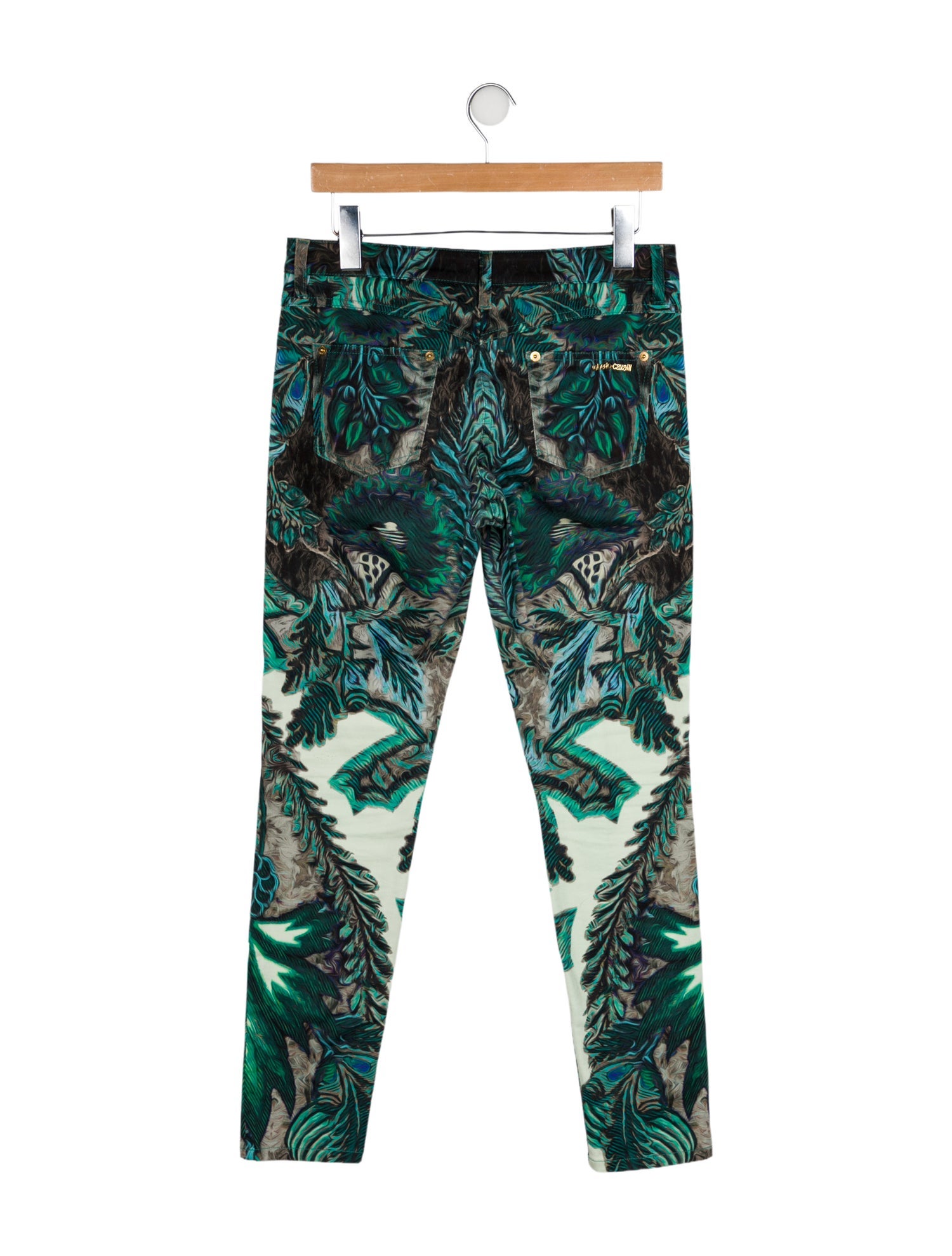 Roberto Cavalli Mid-Rise Skinny Leg Jeans