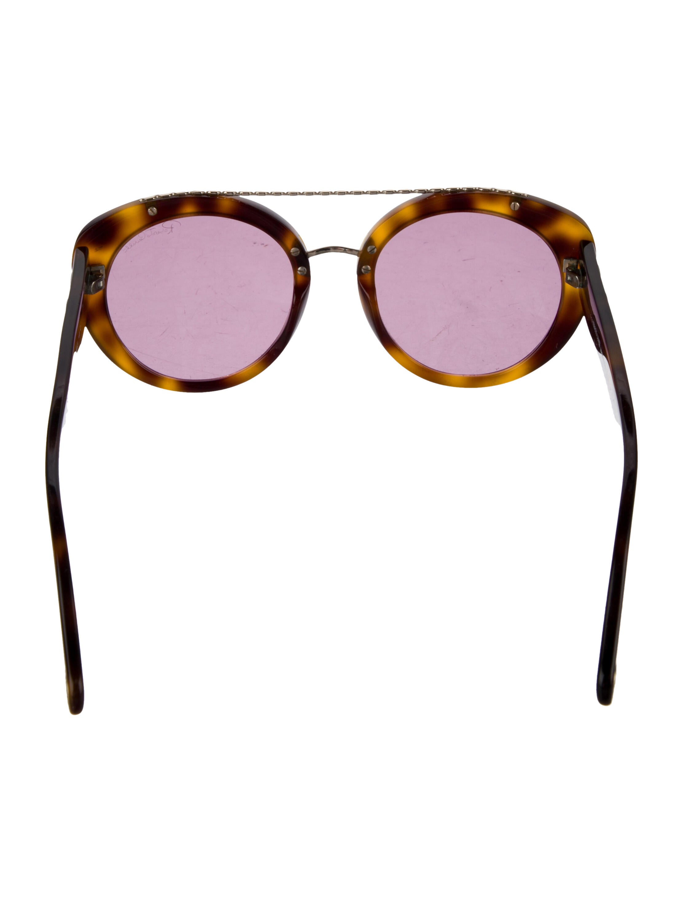 Roberto Cavalli Round Tinted Sunglasses