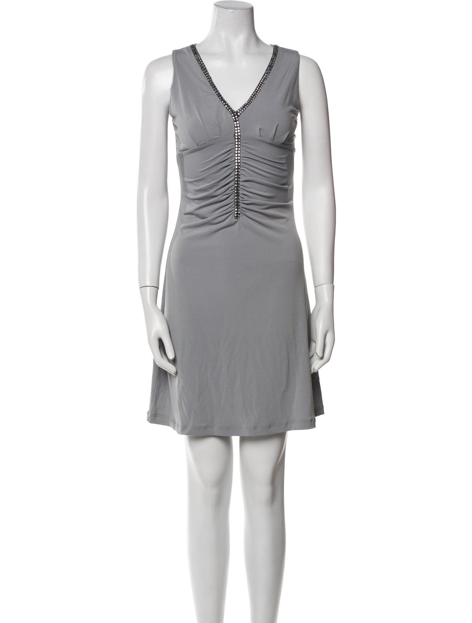 Roberto Cavalli V-Neck Mini Dress