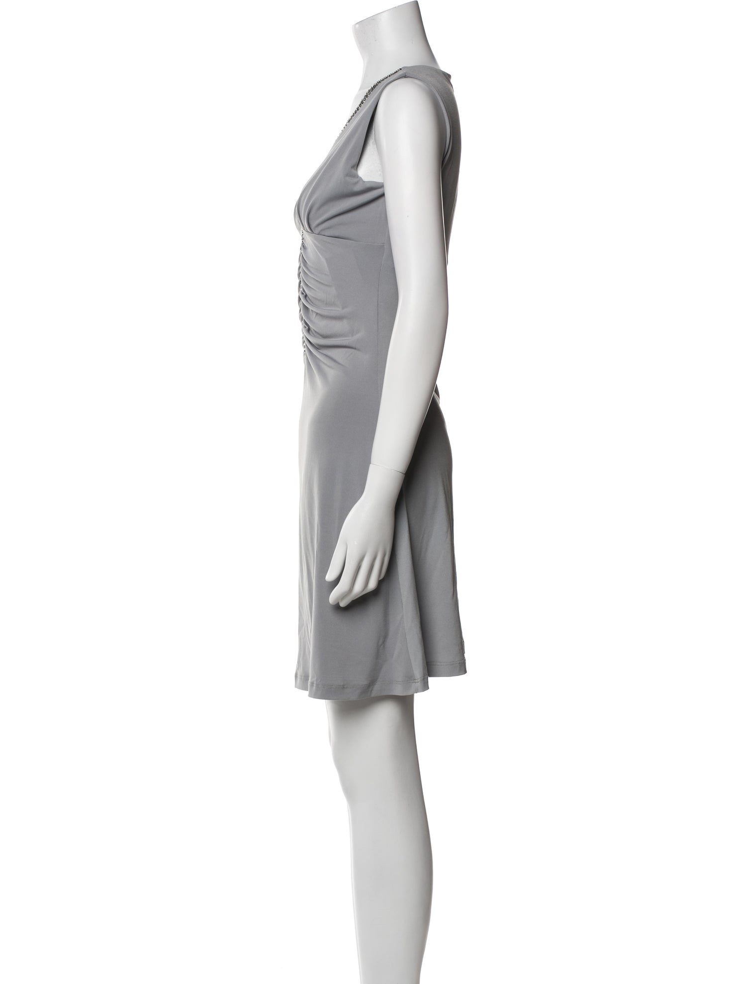 Roberto Cavalli V-Neck Mini Dress