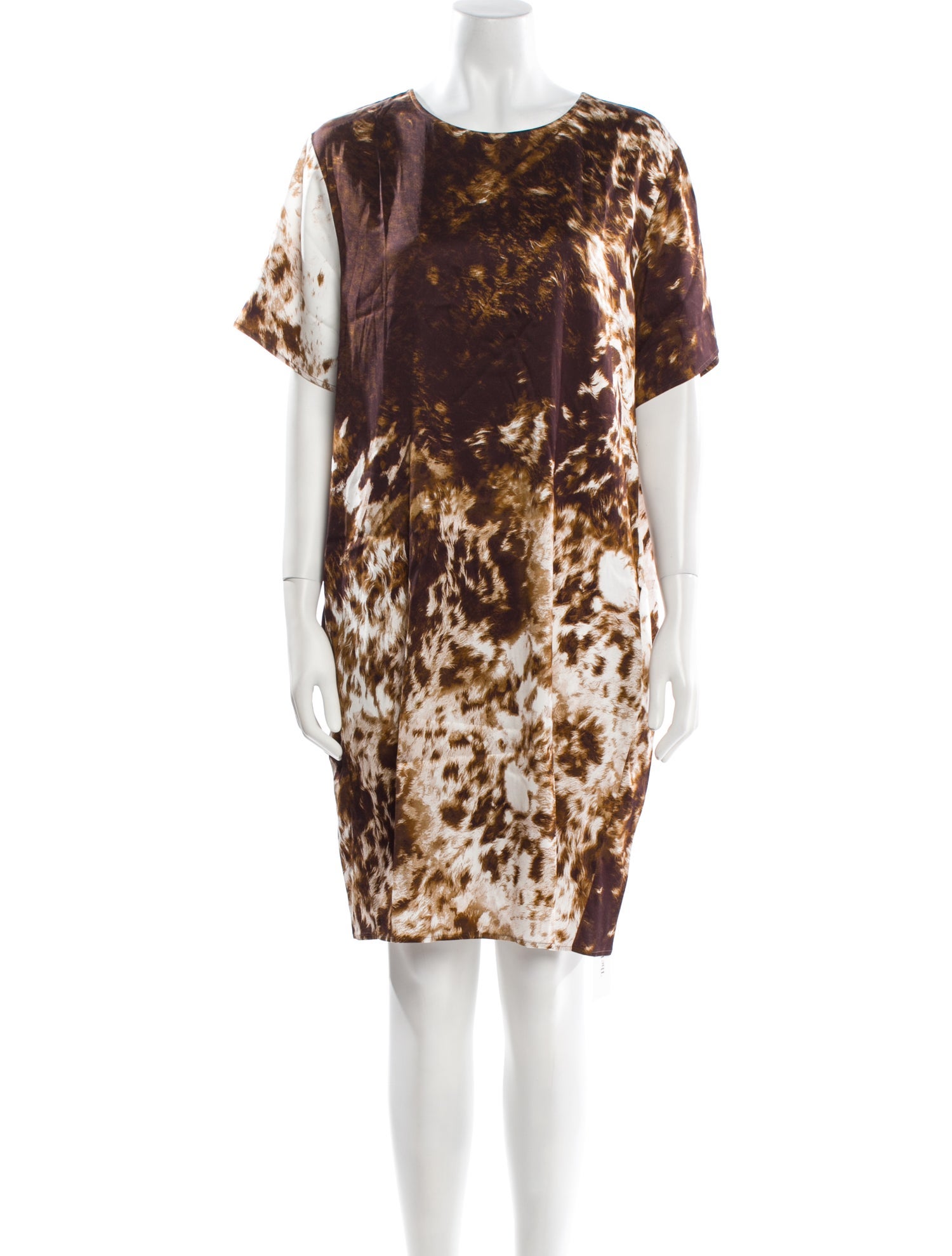 Roberto Cavalli Animal Print Knee-Length Dress