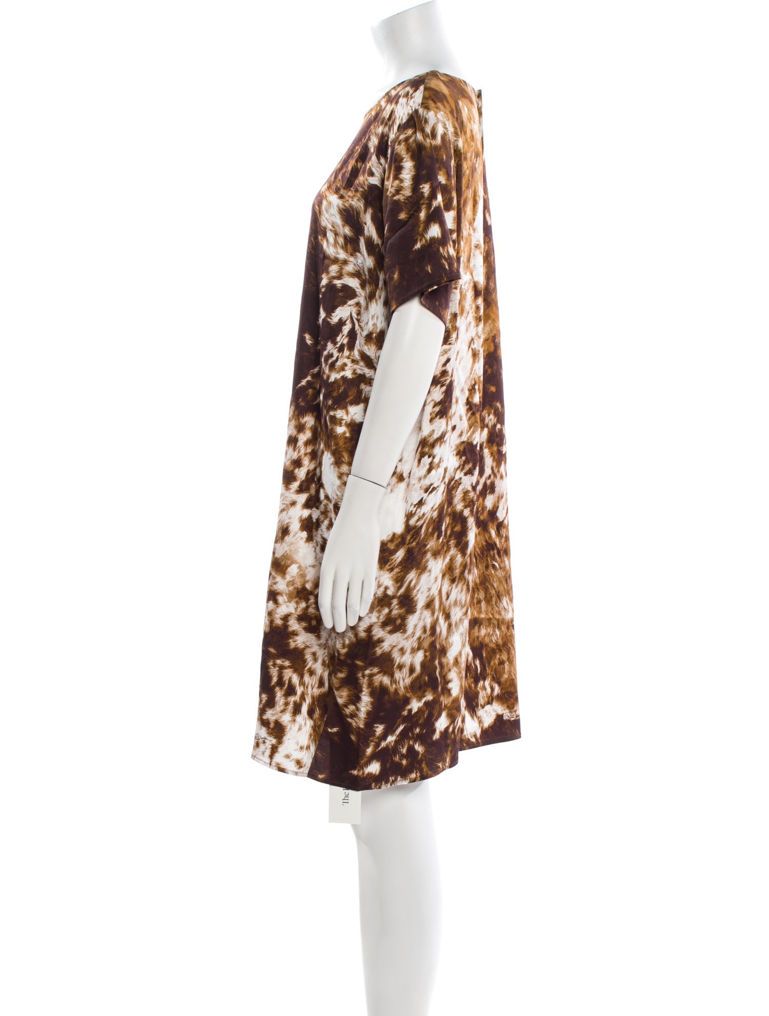 Roberto Cavalli Animal Print Knee-Length Dress