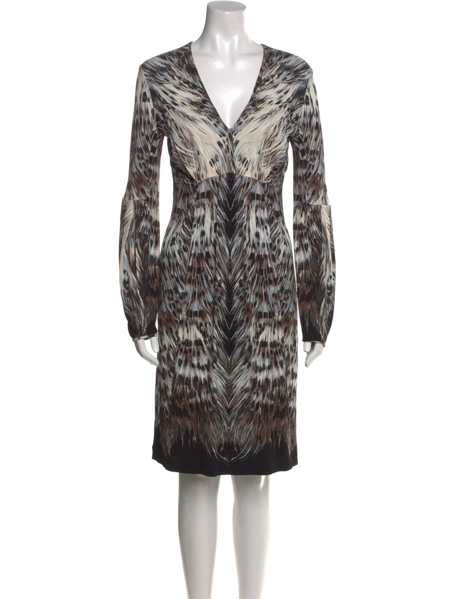 Roberto Cavalli Animal Print Knee-Length Dress