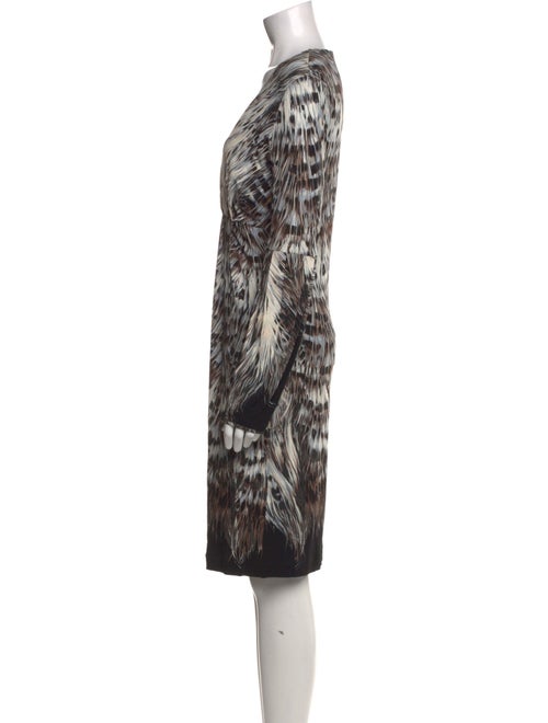 Roberto Cavalli Animal Print Knee-Length Dress
