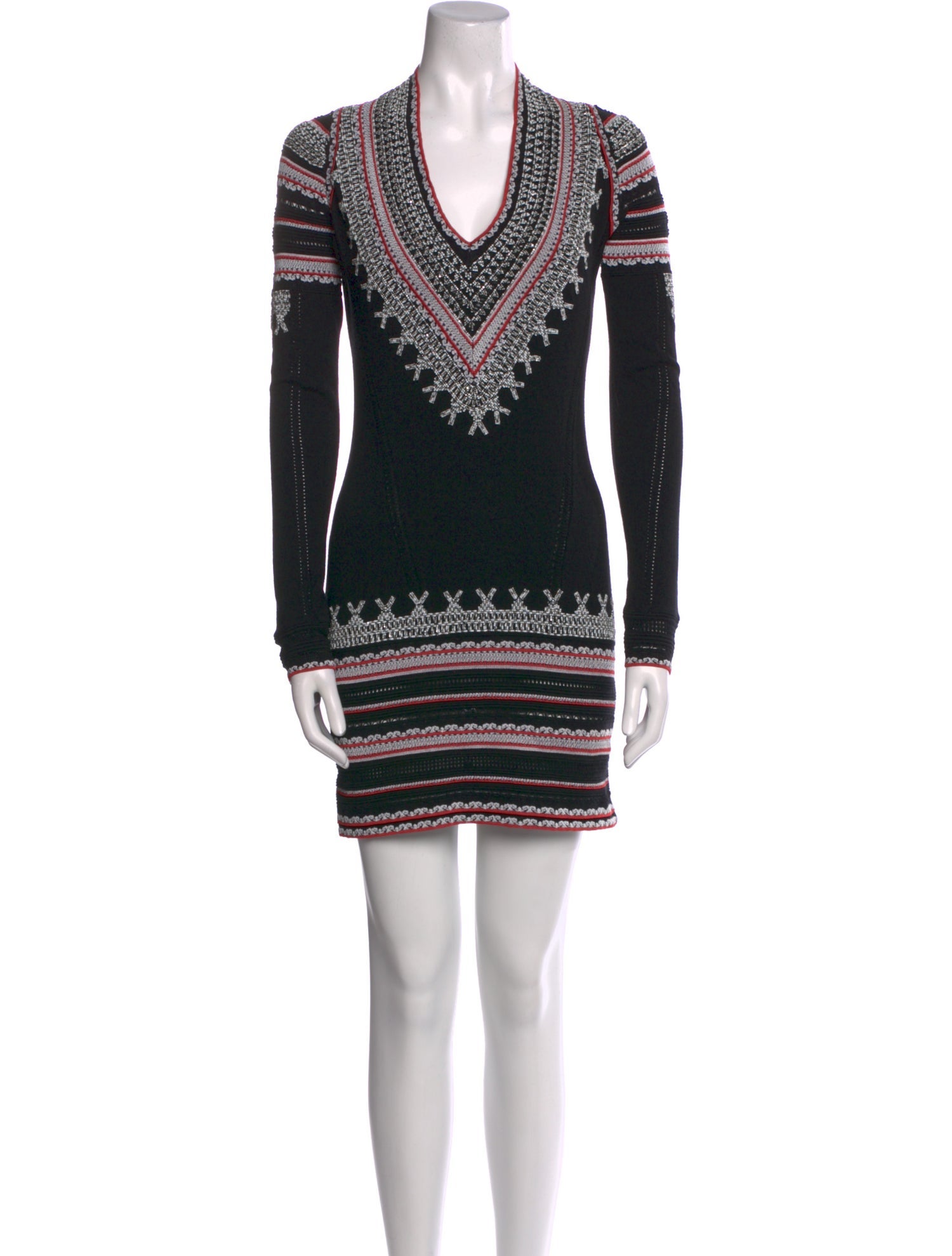 Roberto Cavalli Striped Mini Dress