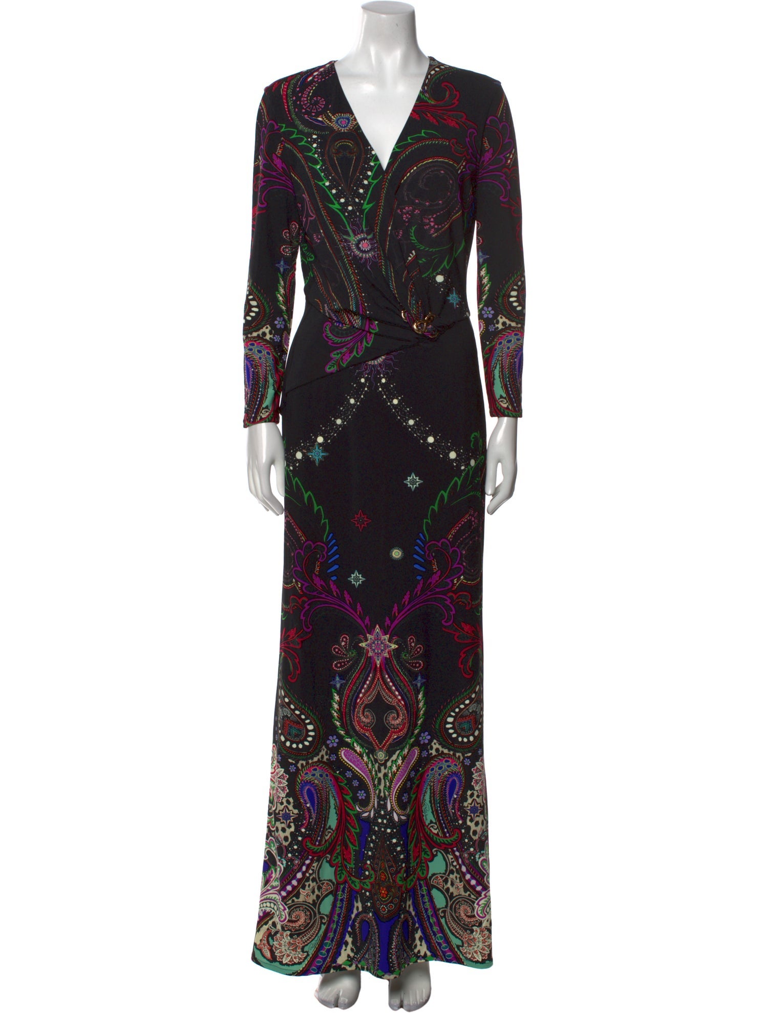 Roberto Cavalli Nylon Long Dress