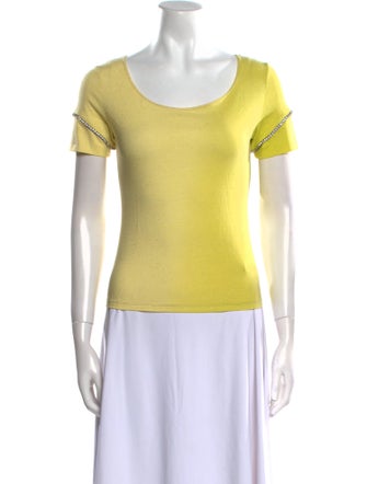 Roberto Cavalli Scoop Neck Short Sleeve T-Shirt