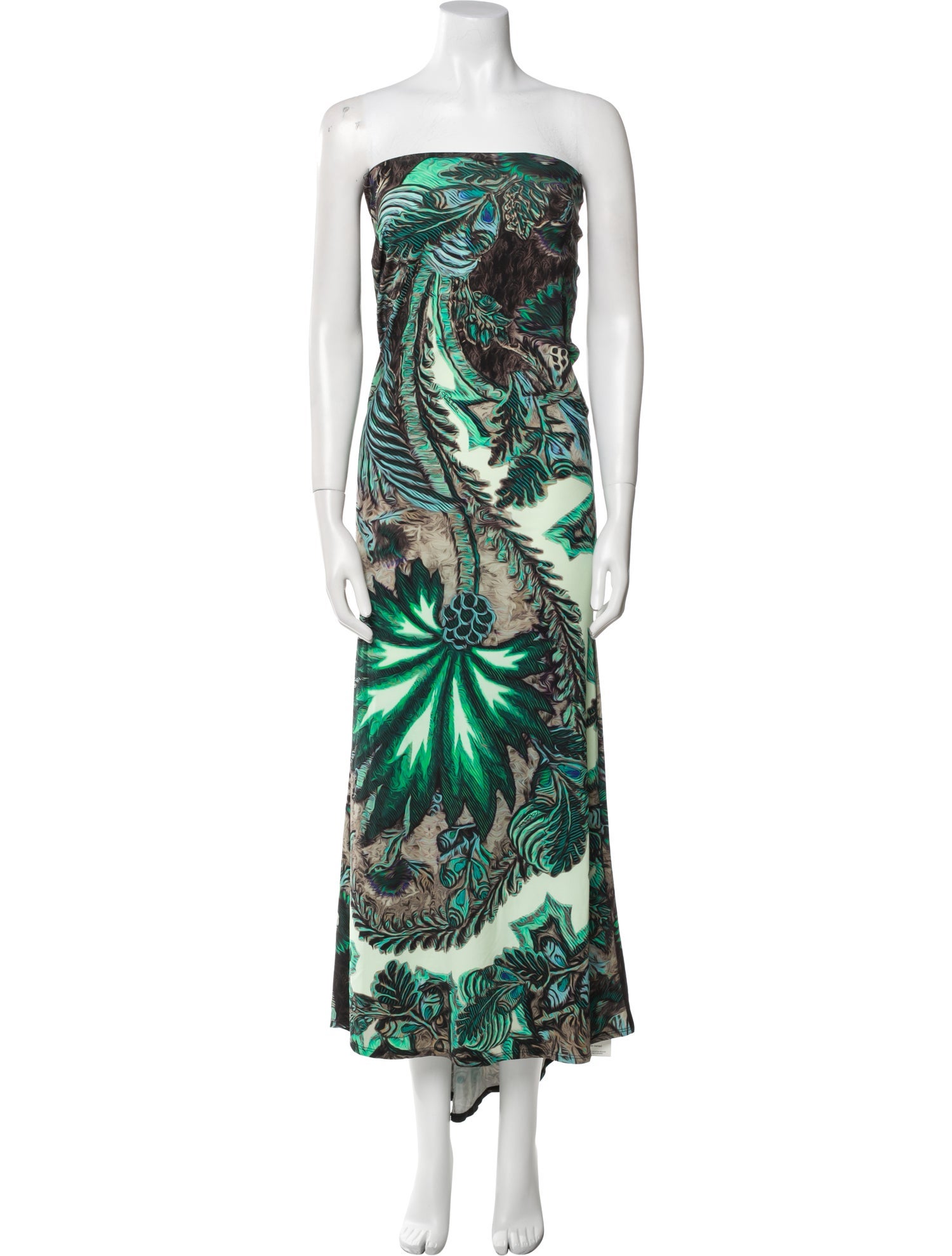Roberto Cavalli Nylon Long Dress