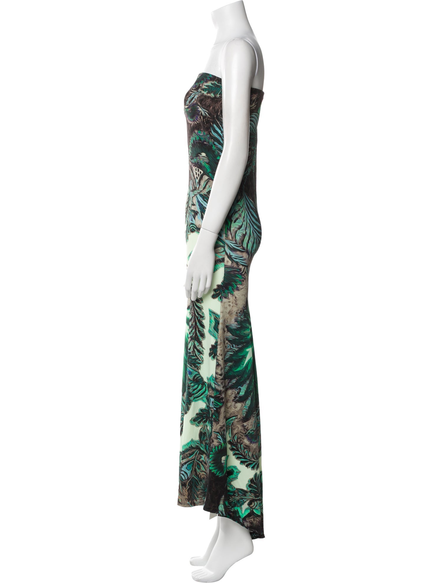 Roberto Cavalli Nylon Long Dress