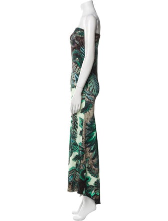 Roberto Cavalli Nylon Long Dress