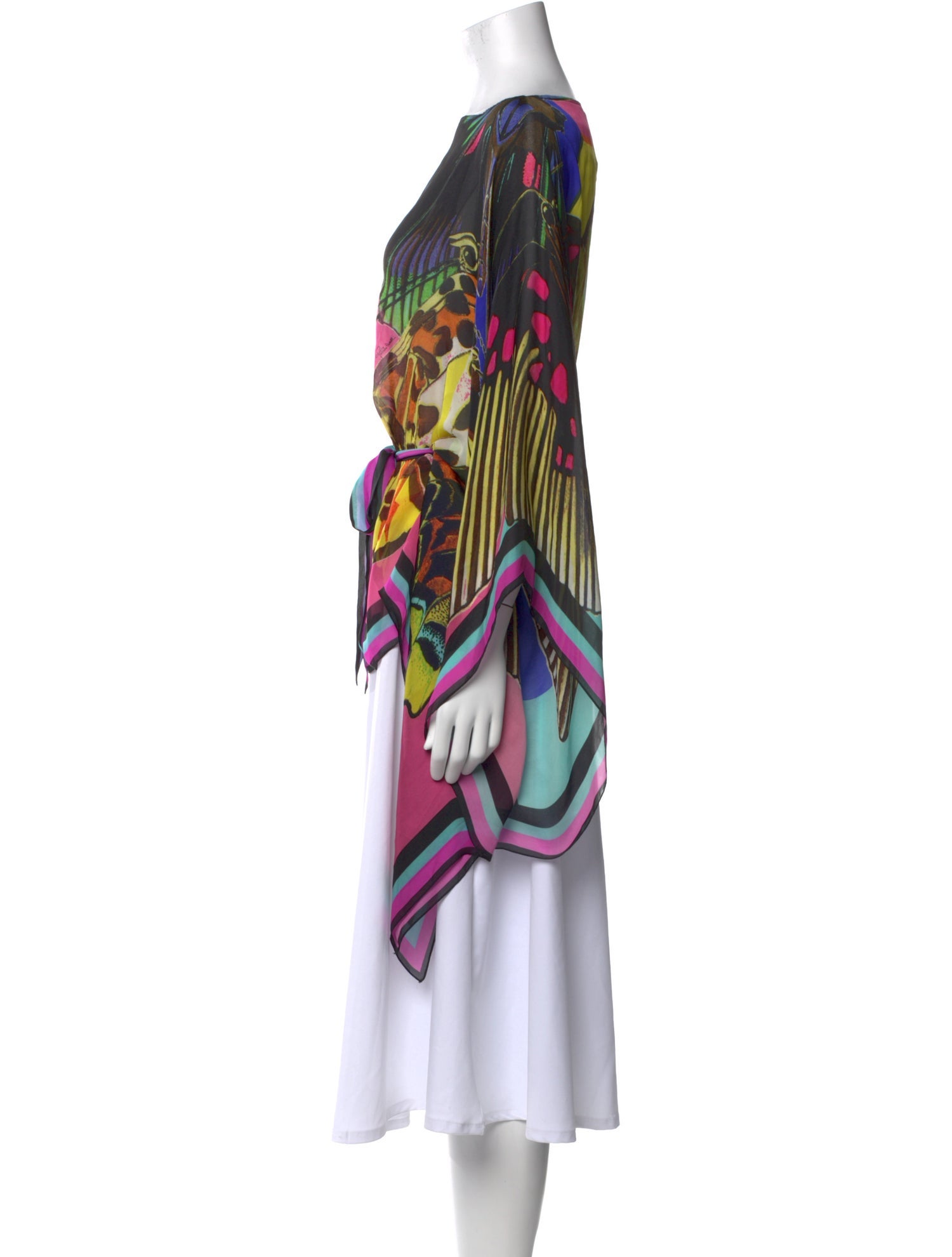 Roberto Cavalli Silk Printed Tunic