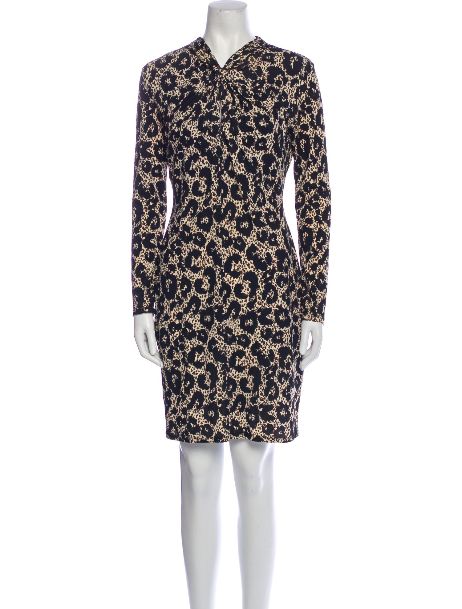 Roberto Cavalli Printed Knee-Length Dress