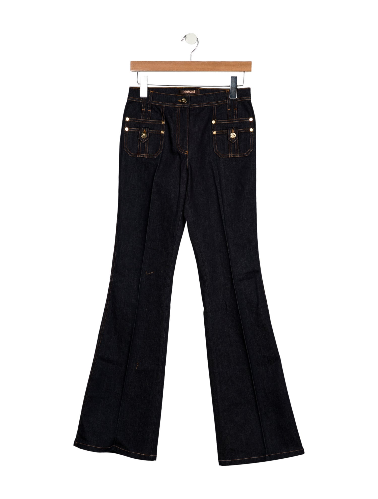 Roberto Cavalli Mid-Rise Wide Leg Jeans