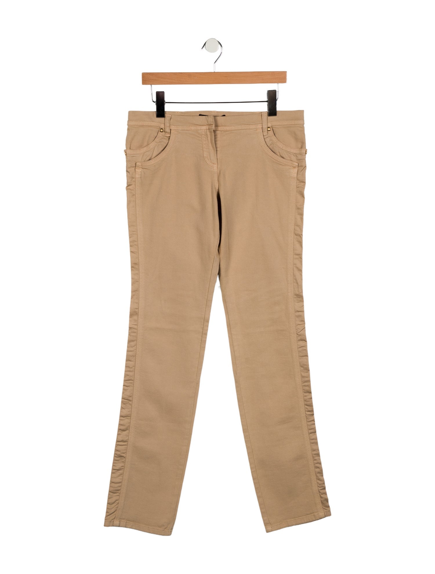 Roberto Cavalli Low-Rise Straight Leg Jeans