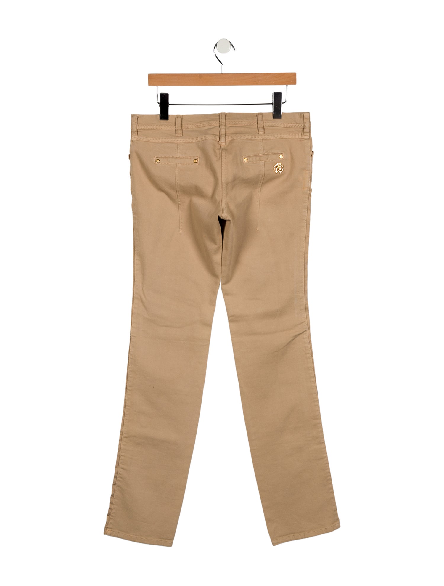 Roberto Cavalli Low-Rise Straight Leg Jeans