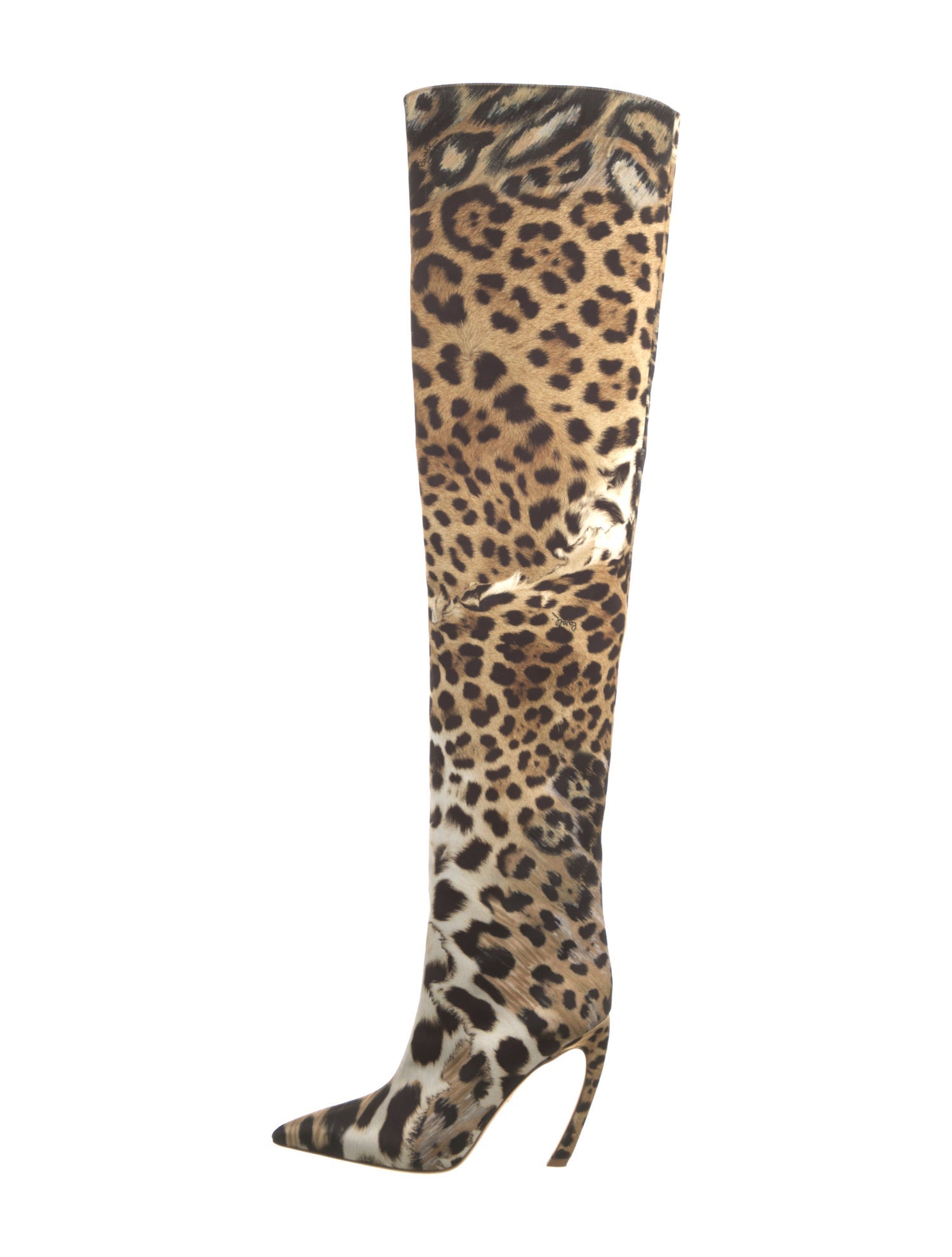 Roberto Cavalli Animal Print Boots