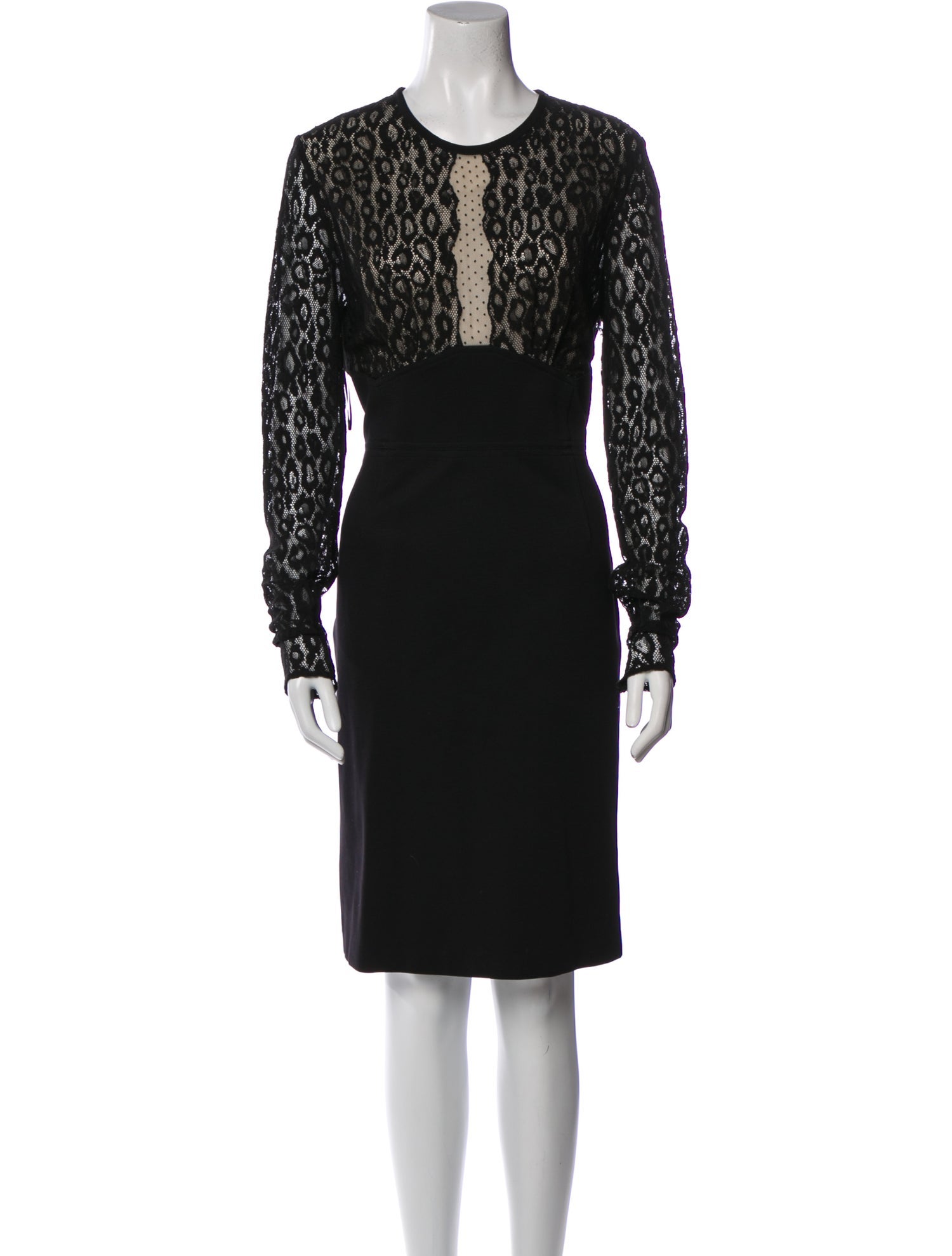 Roberto Cavalli Lace Pattern Knee-Length Dress