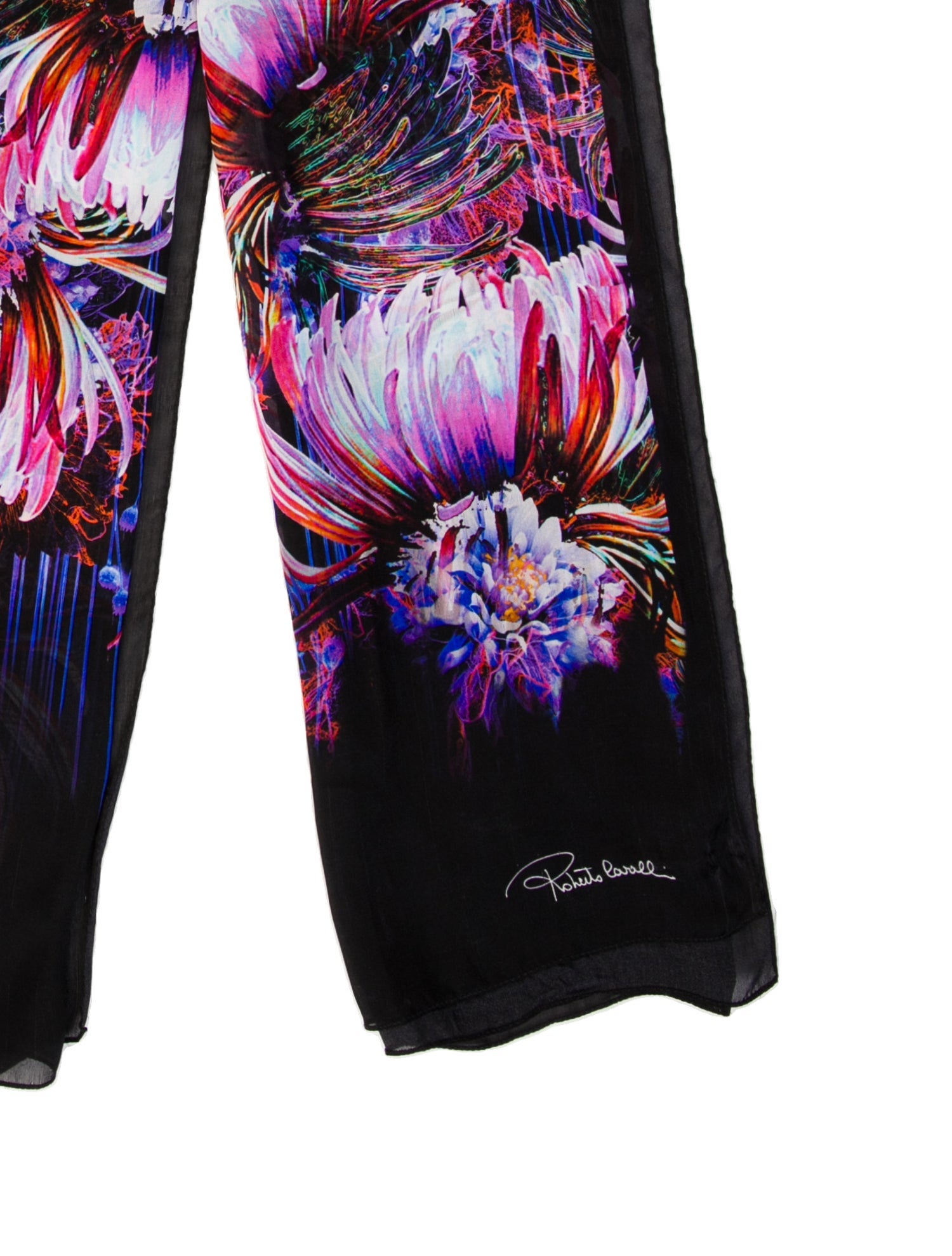 Roberto Cavalli Floral Print Scarf