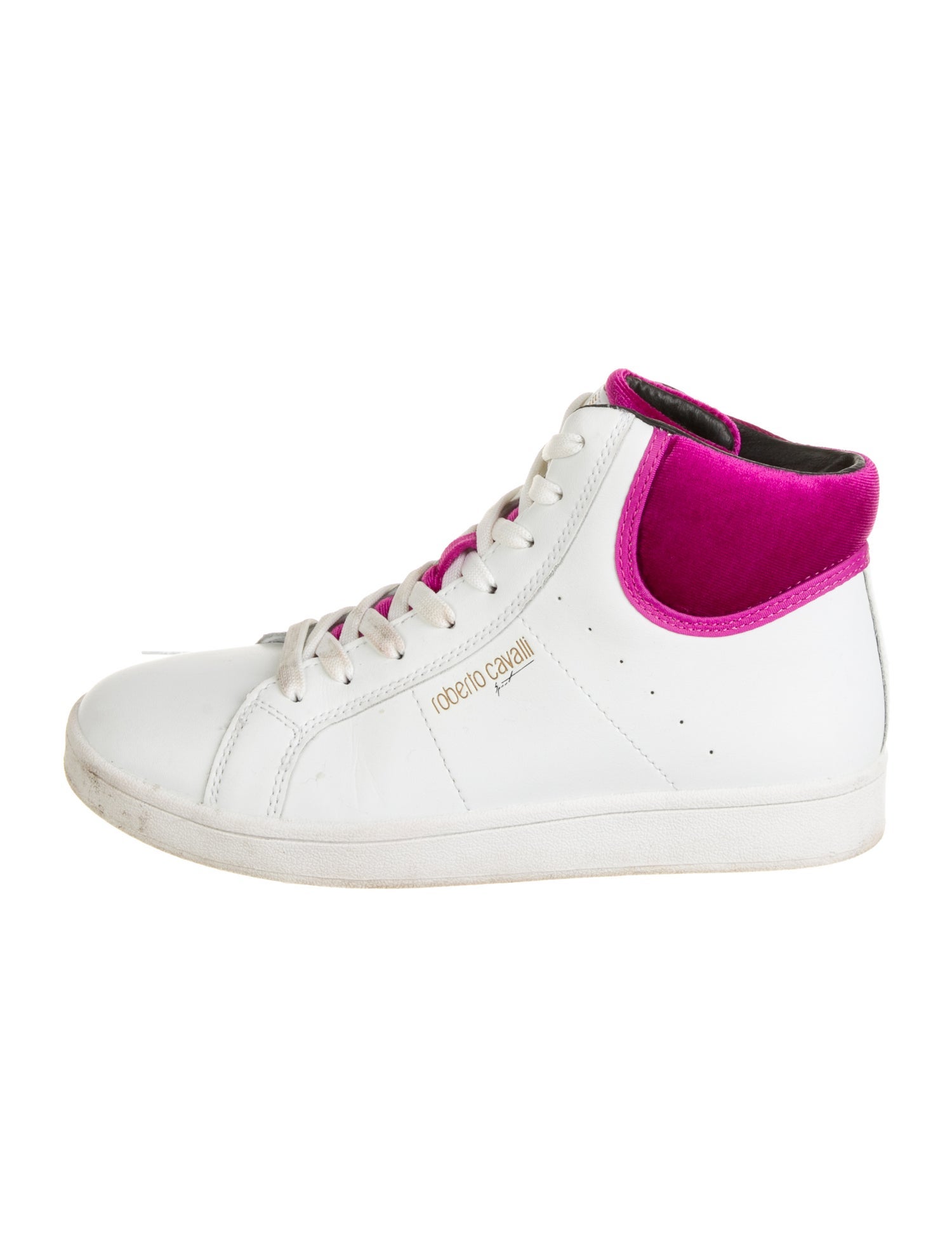 Roberto Cavalli Leather Sneakers