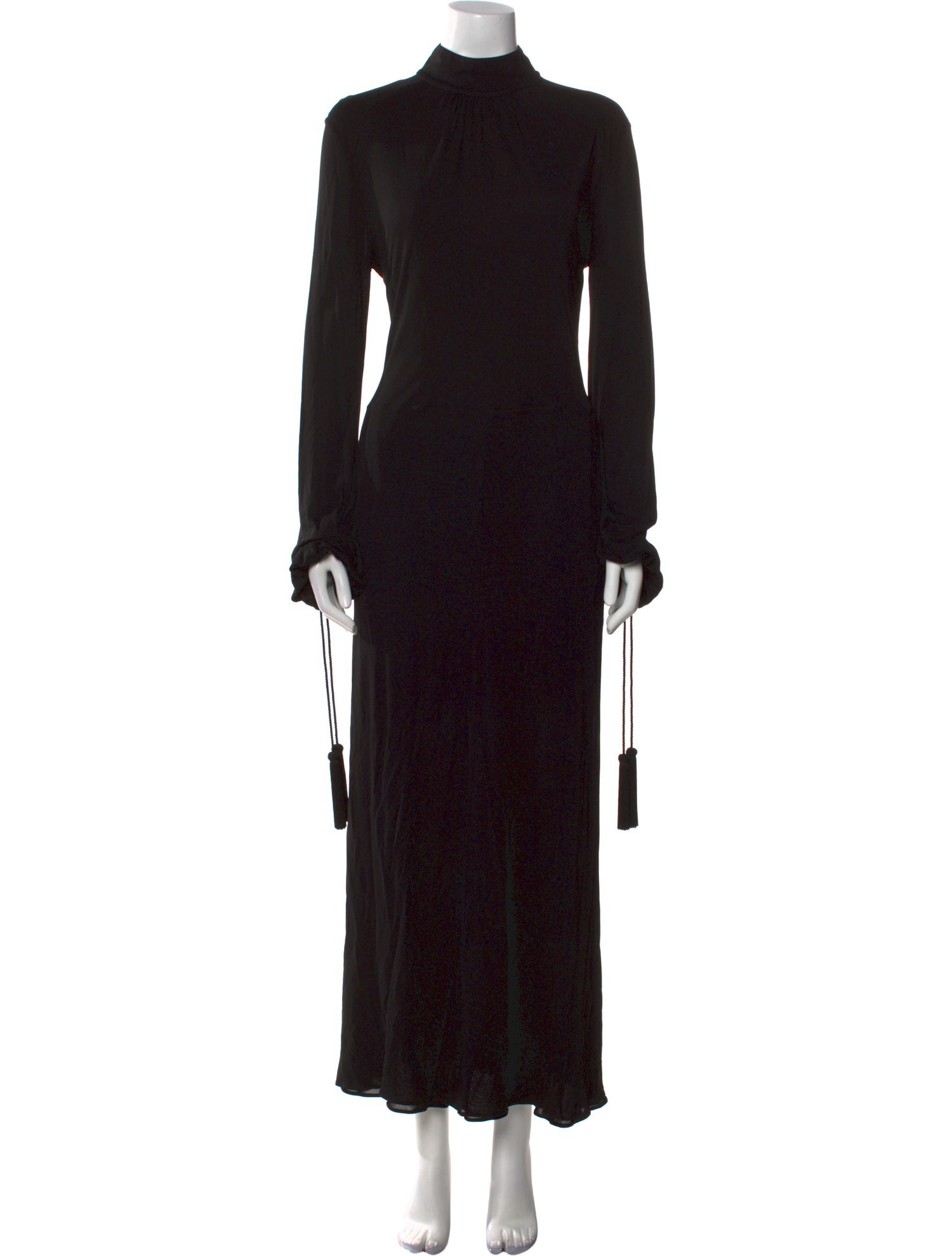 Roberto Cavalli Mock Neck Long Dress