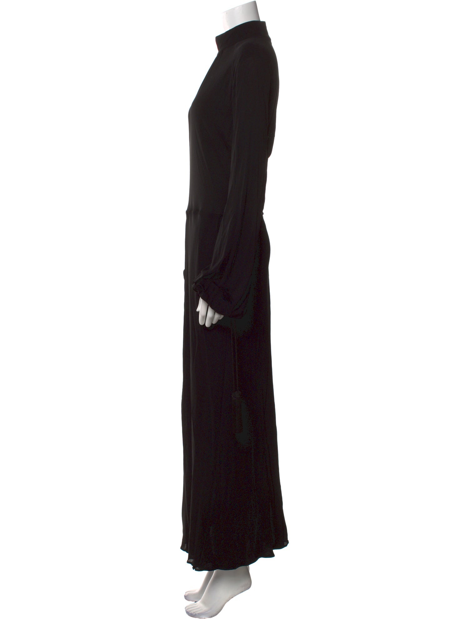 Roberto Cavalli Mock Neck Long Dress