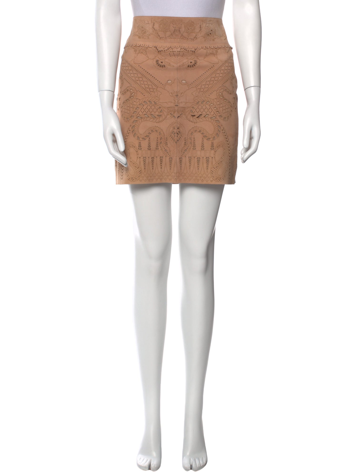 Roberto Cavalli Silk Mini Skirt