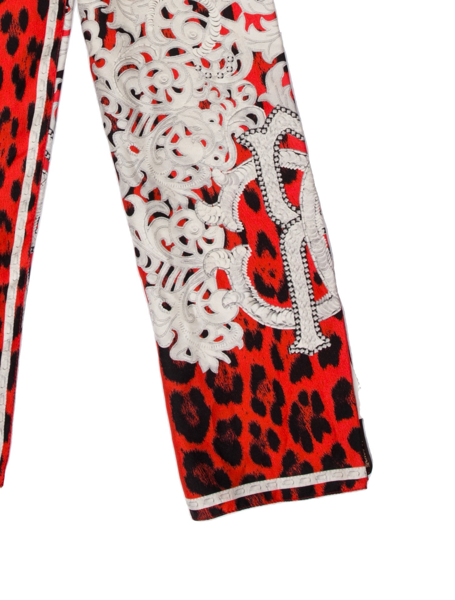 Roberto Cavalli Silk Printed Scarf