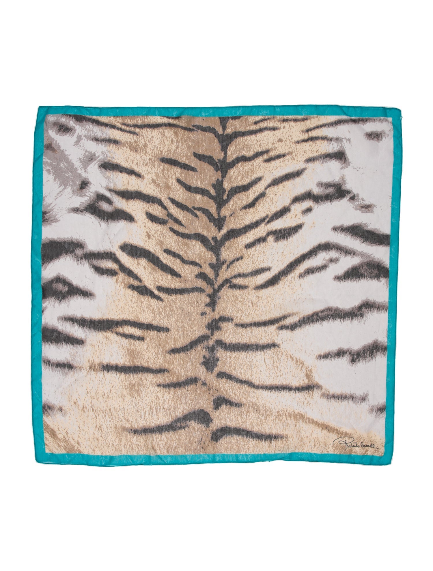 Roberto Cavalli Animal Print Scarf