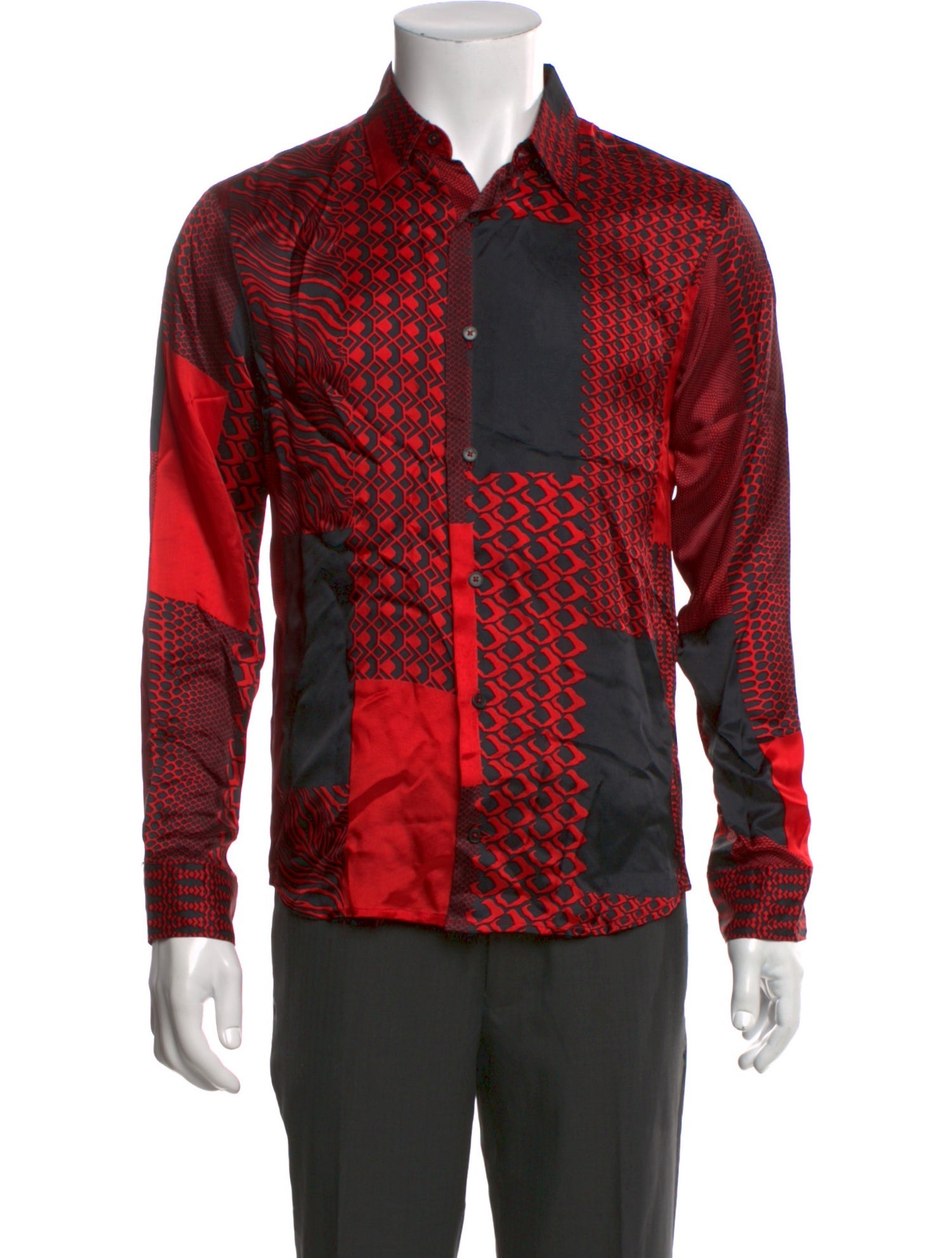Roberto Cavalli Printed Long Sleeve Shirt