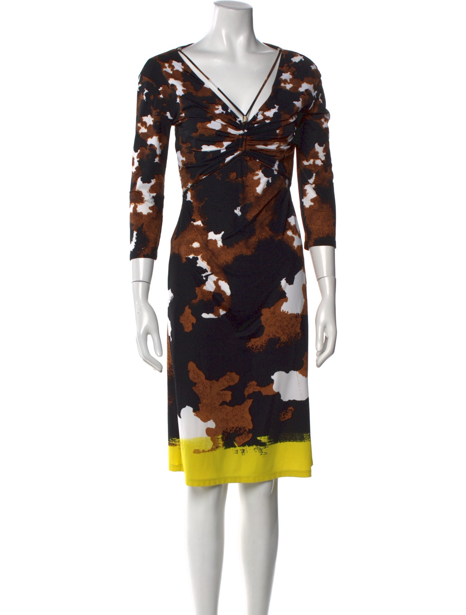 Roberto Cavalli Nylon Knee-Length Dress