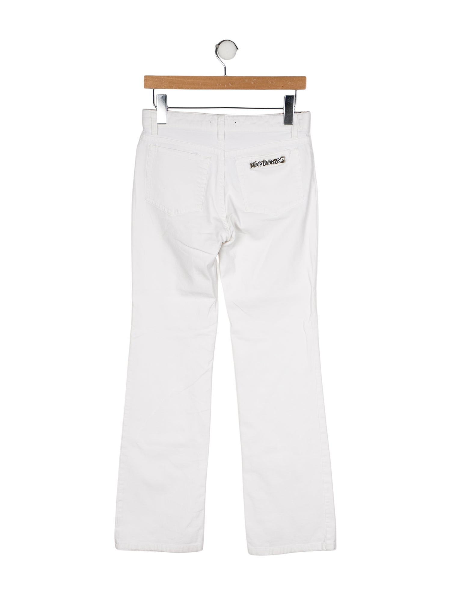 Roberto Cavalli Mid-Rise Straight Leg Jeans