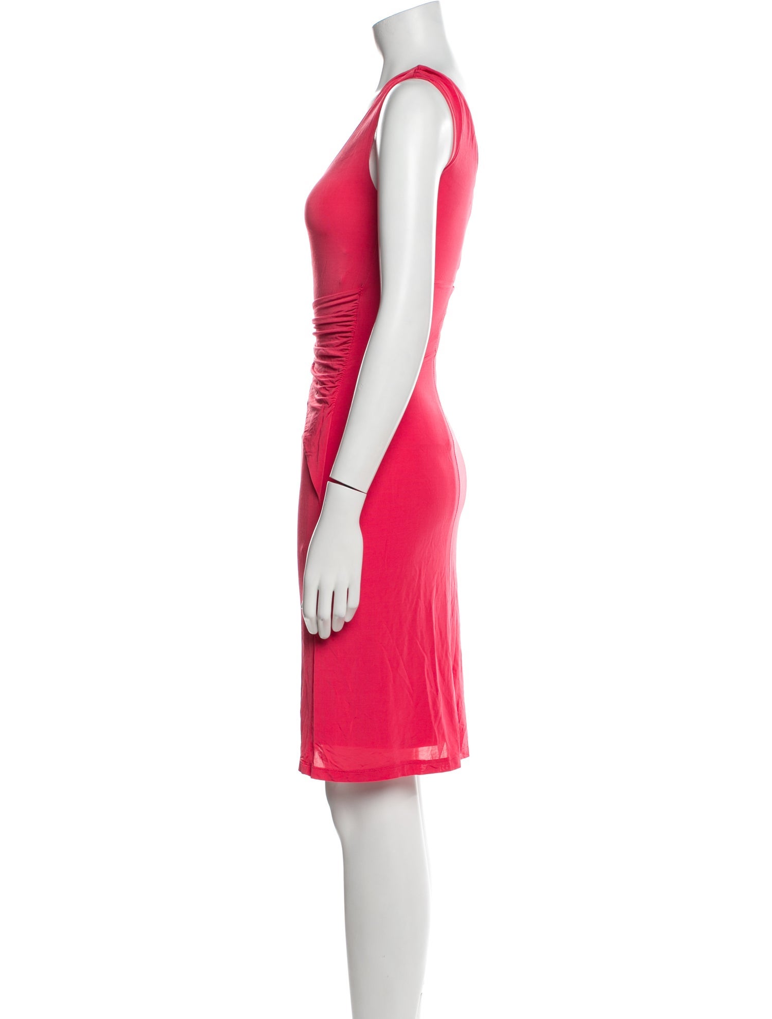 Roberto Cavalli Scoop Neck Knee-Length Dress