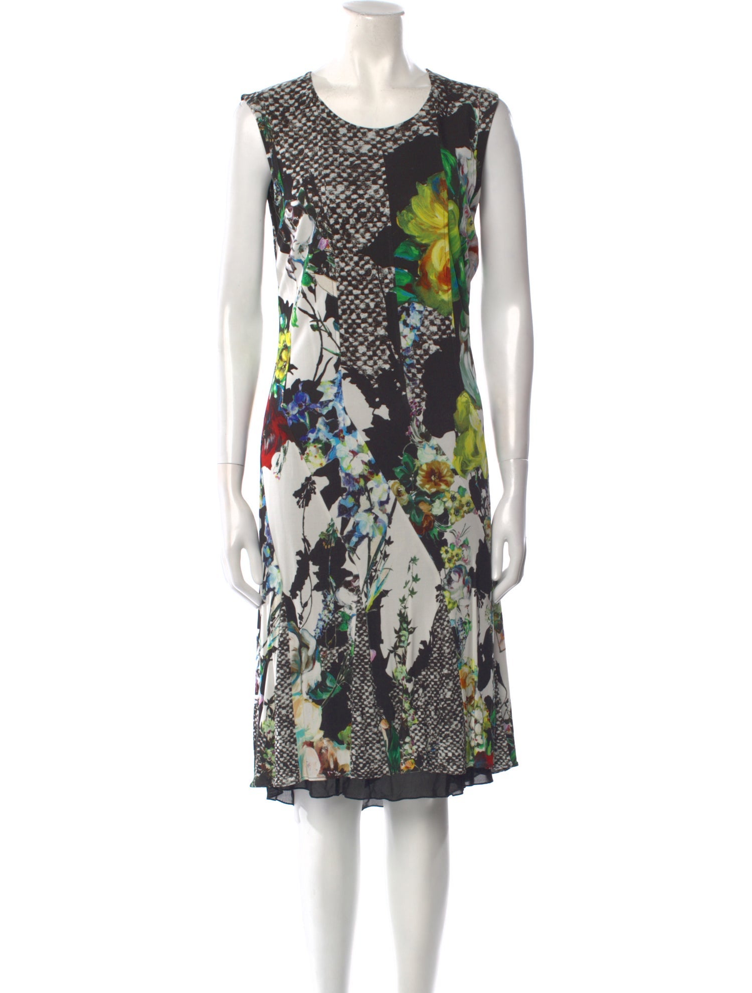 Roberto Cavalli Printed Midi Length Dress