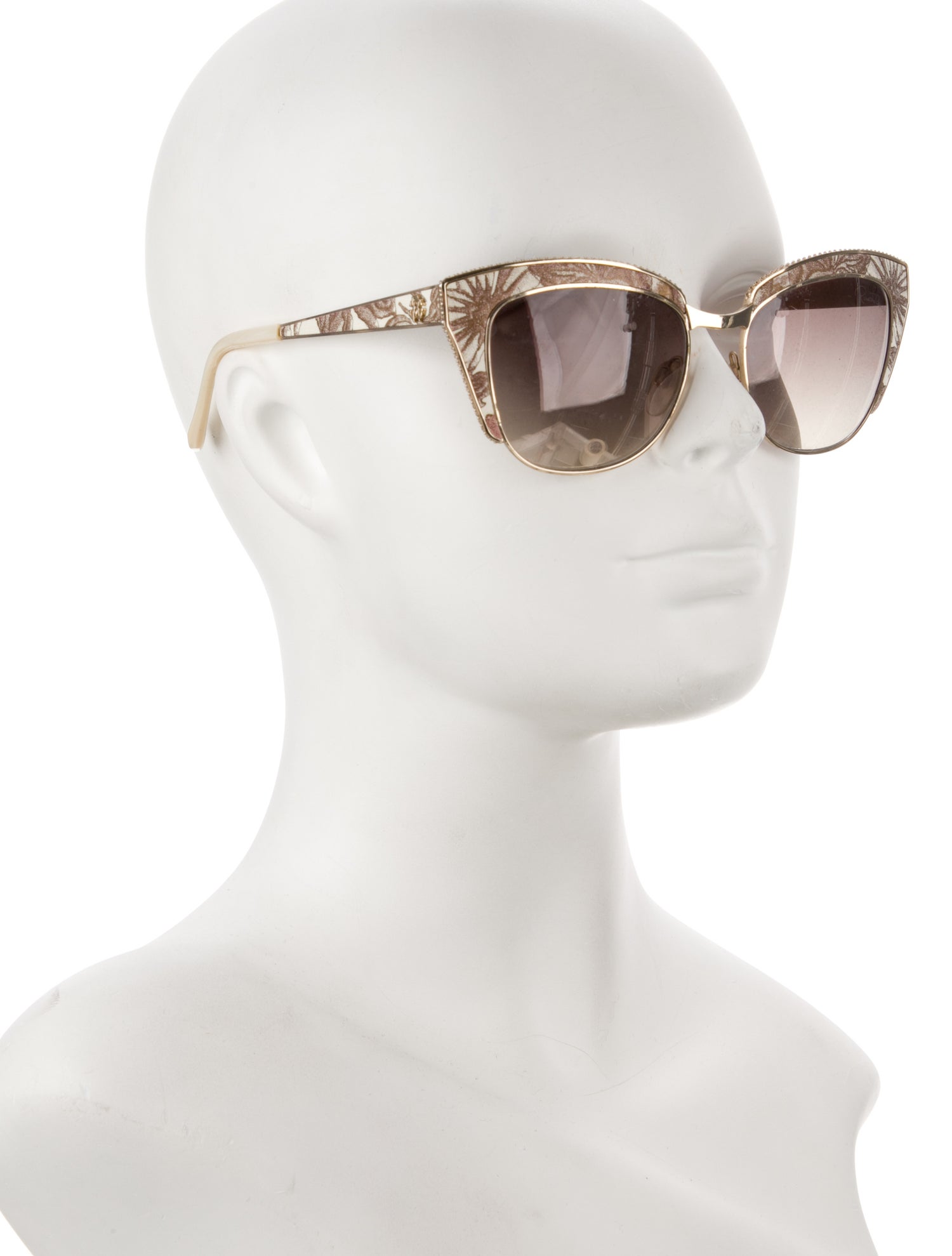 Roberto Cavalli Cat-Eye Gradient Sunglasses