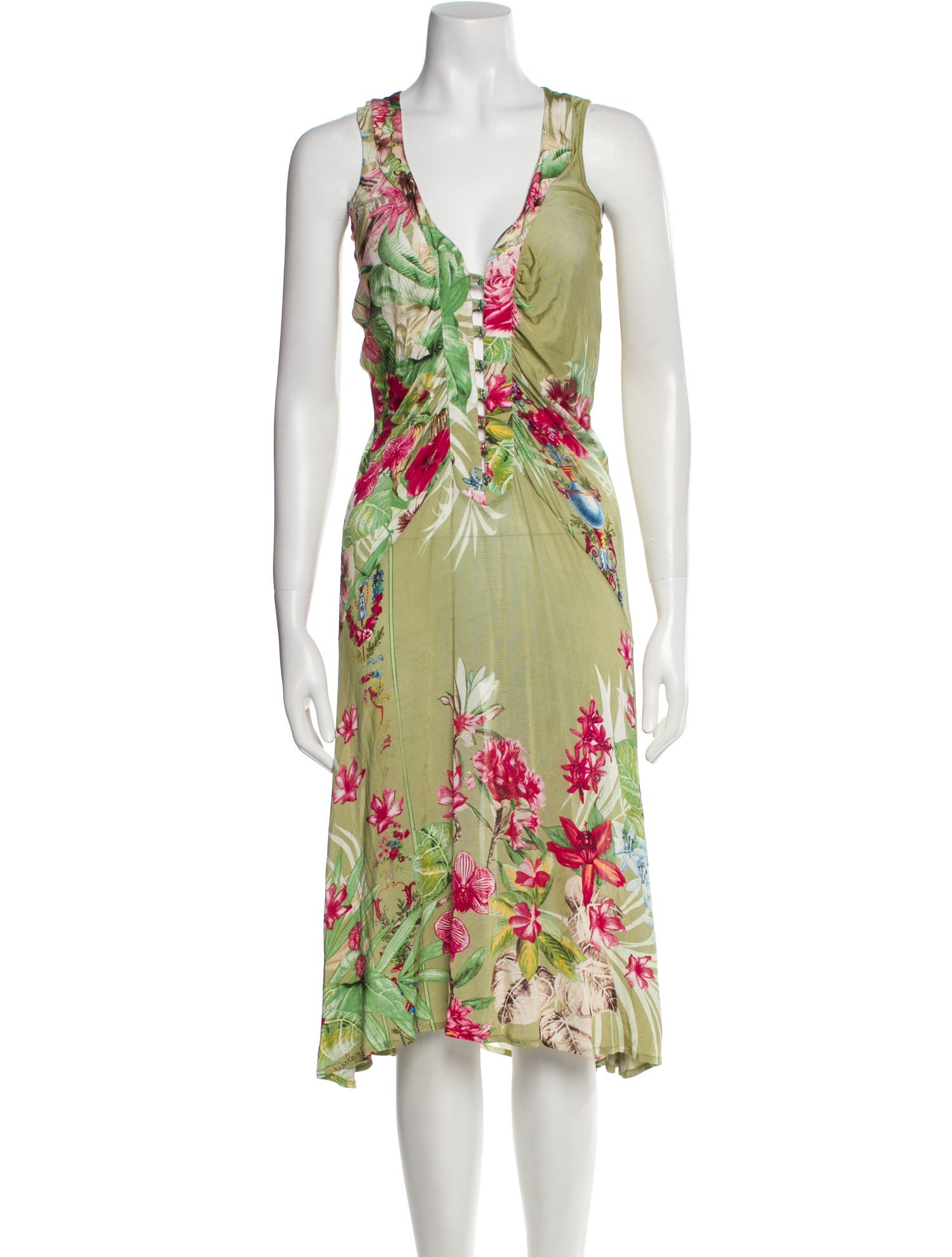 Class Roberto Cavalli Vintage Midi Length Dress