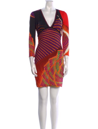 Roberto Cavalli Printed Mini Dress