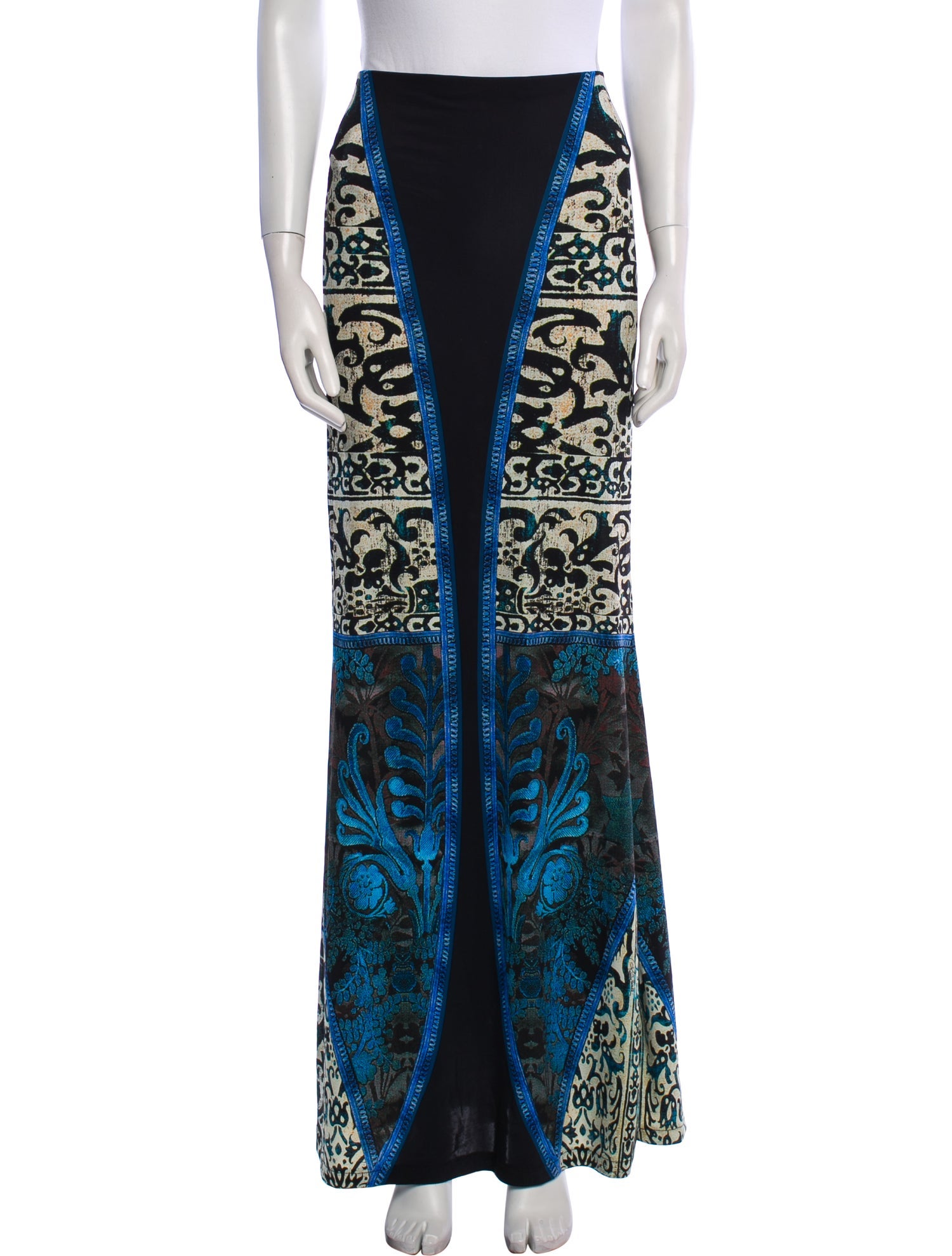 Roberto Cavalli Printed Long Skirt