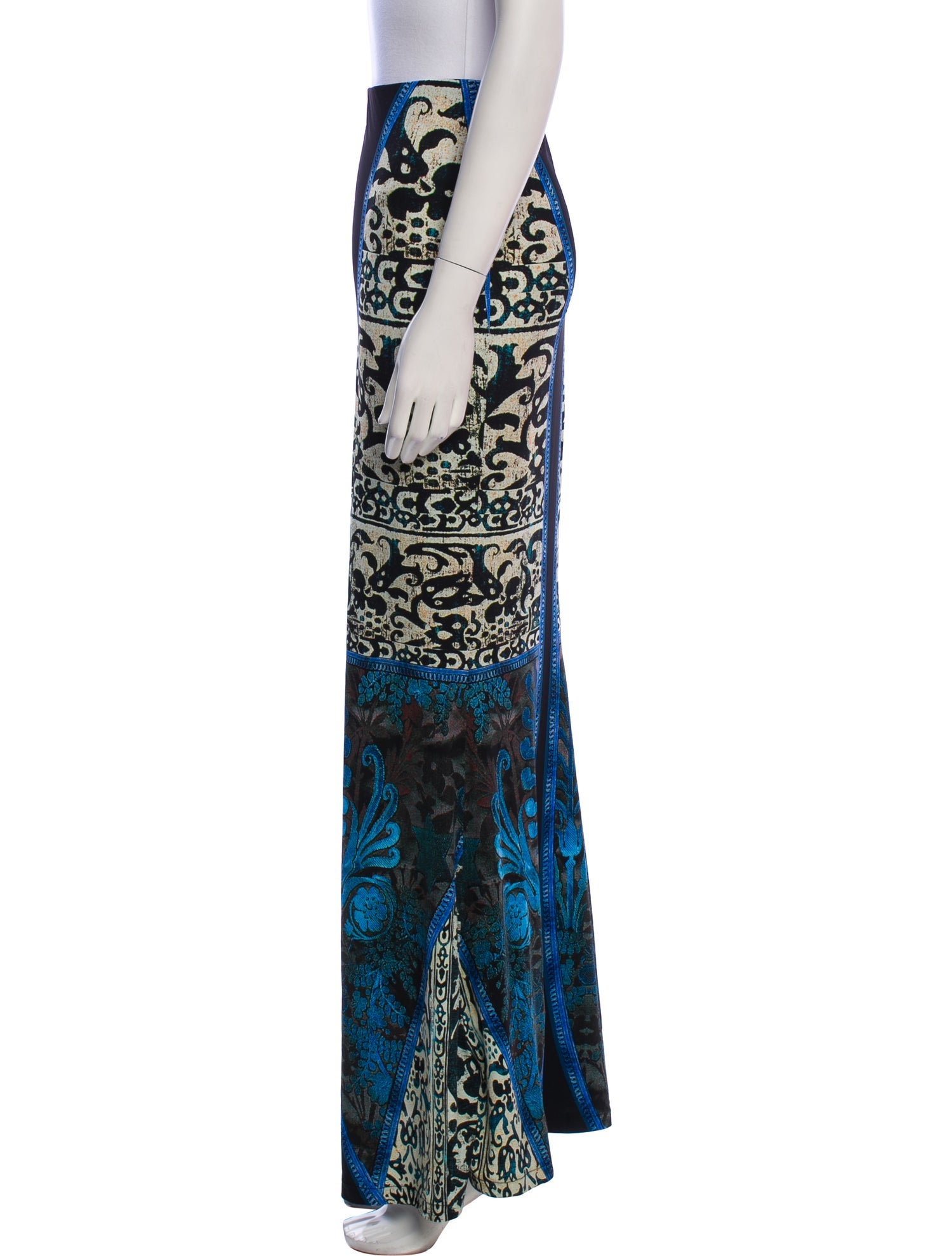Roberto Cavalli Printed Long Skirt