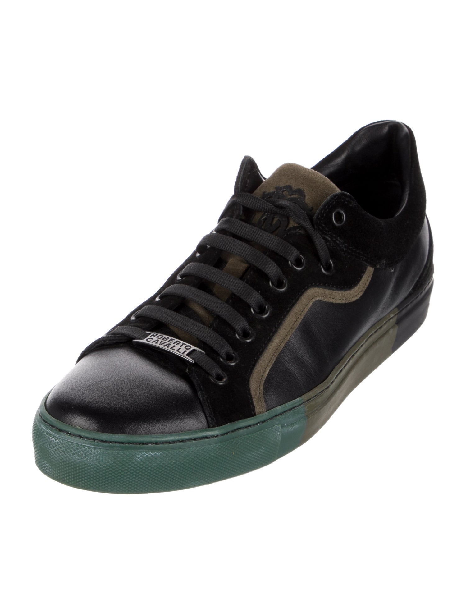 Roberto Cavalli Leather Sneakers
