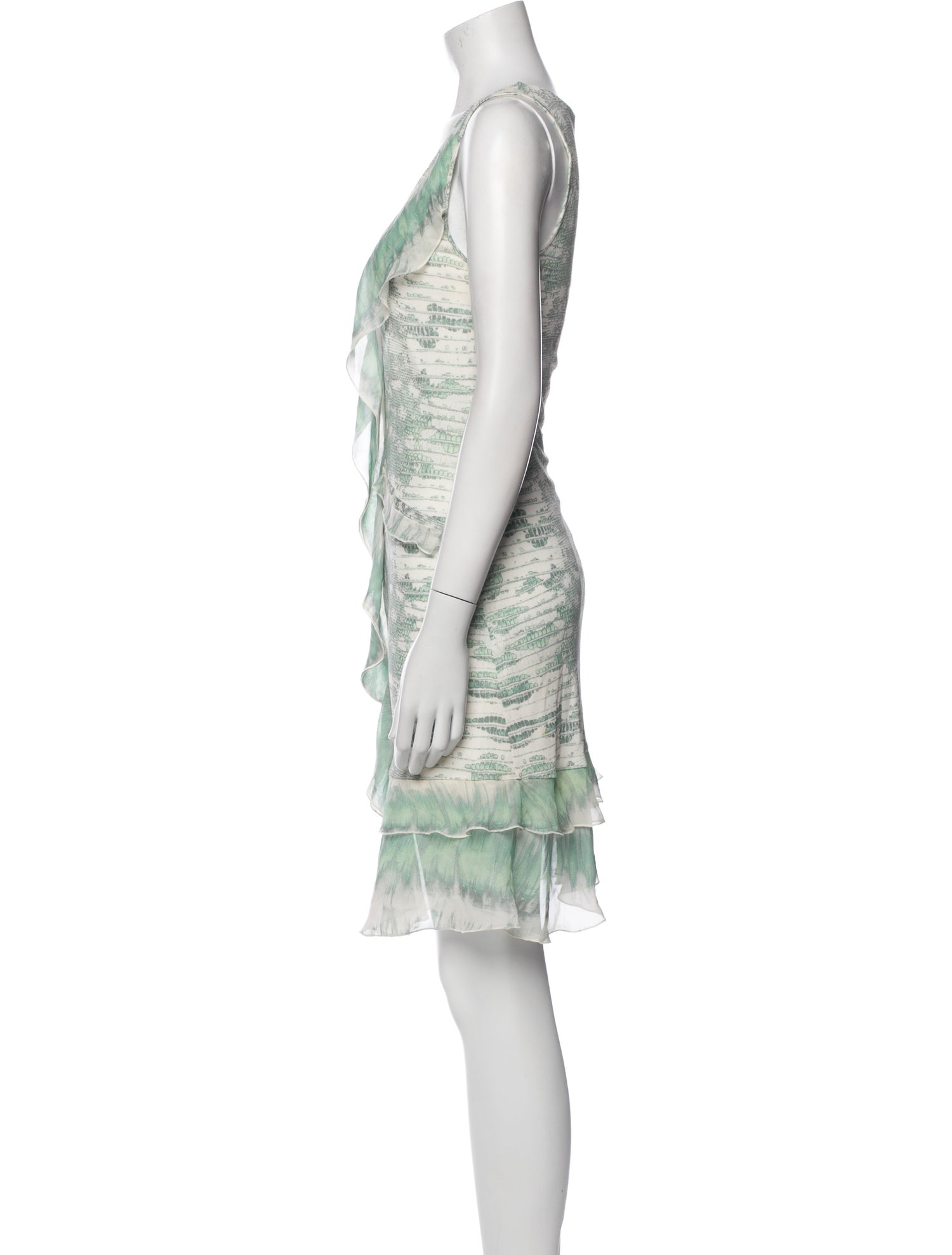 Roberto Cavalli Printed Knee-Length Dress