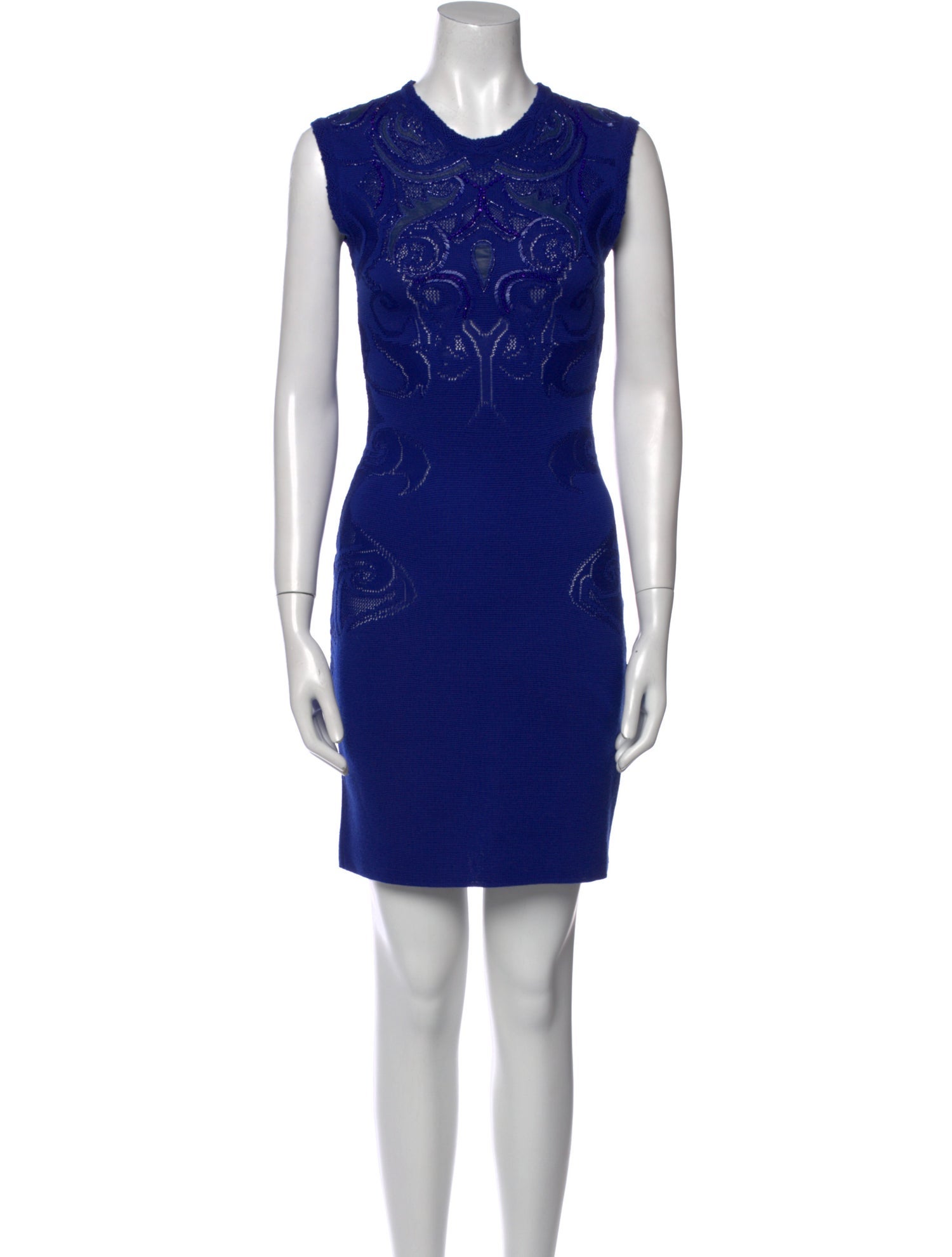 Roberto Cavalli Wool Mini Dress