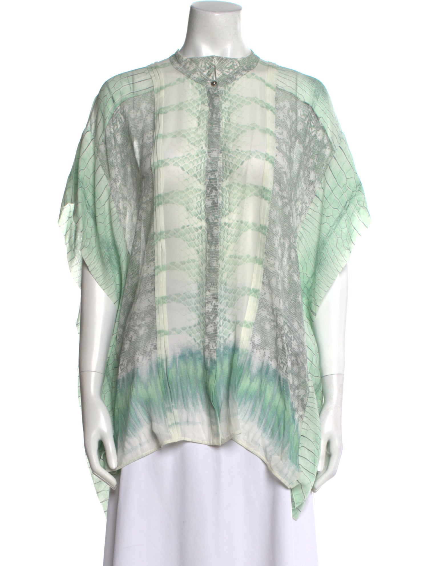 Roberto Cavalli Silk Printed Blouse