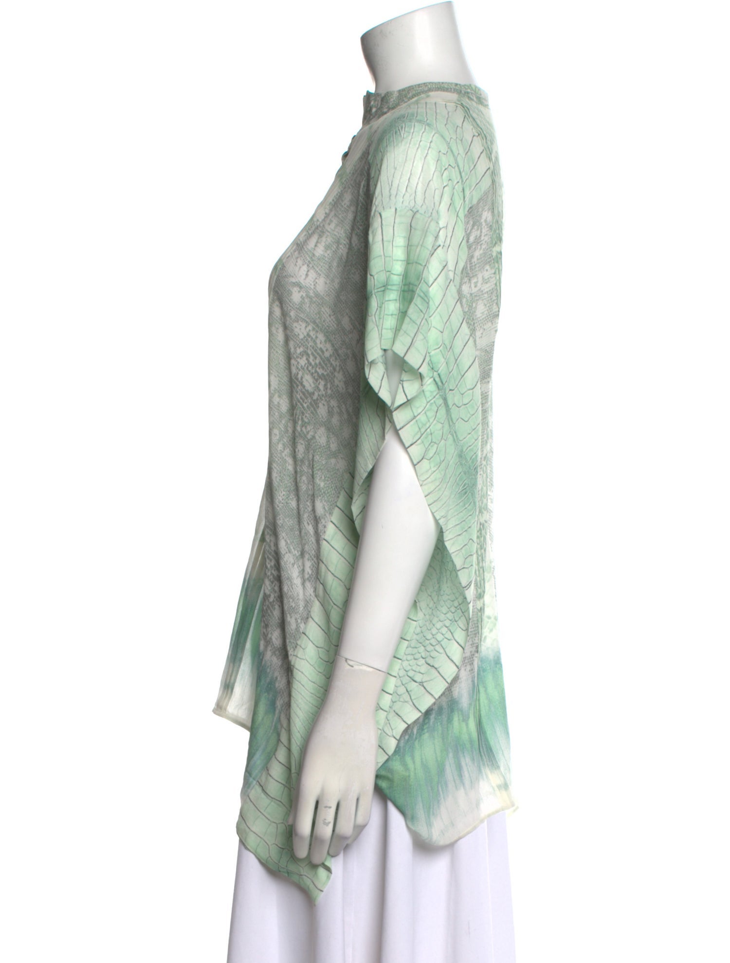 Roberto Cavalli Silk Printed Blouse